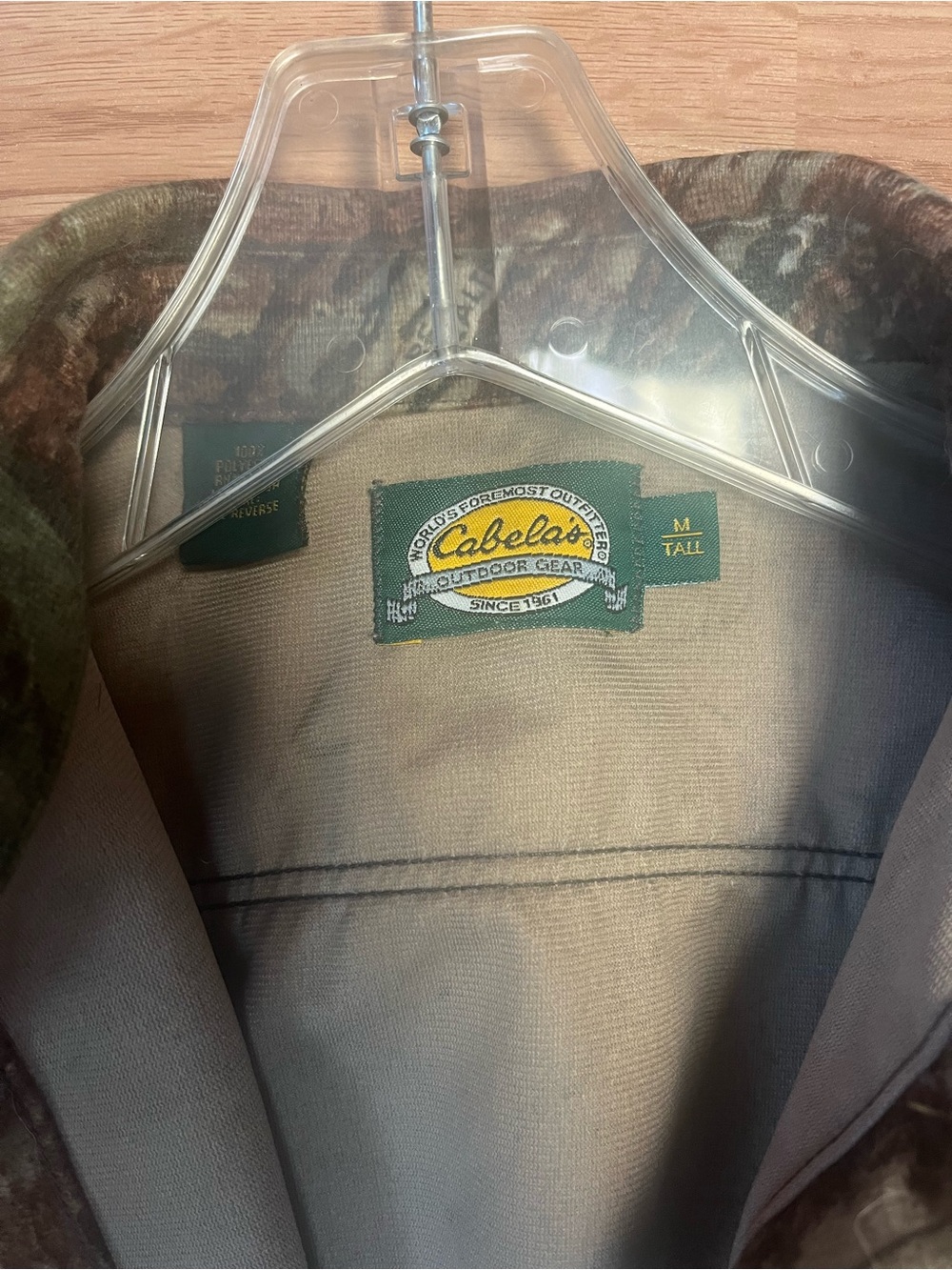 Cabela's Men's Camo Jacket/pants set- Brown/Green